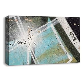 Canvas Wall Art for Living Room,Bedroom Home Artwork Paintings Creative Graffiti Ready to Hang - 12x18 inches