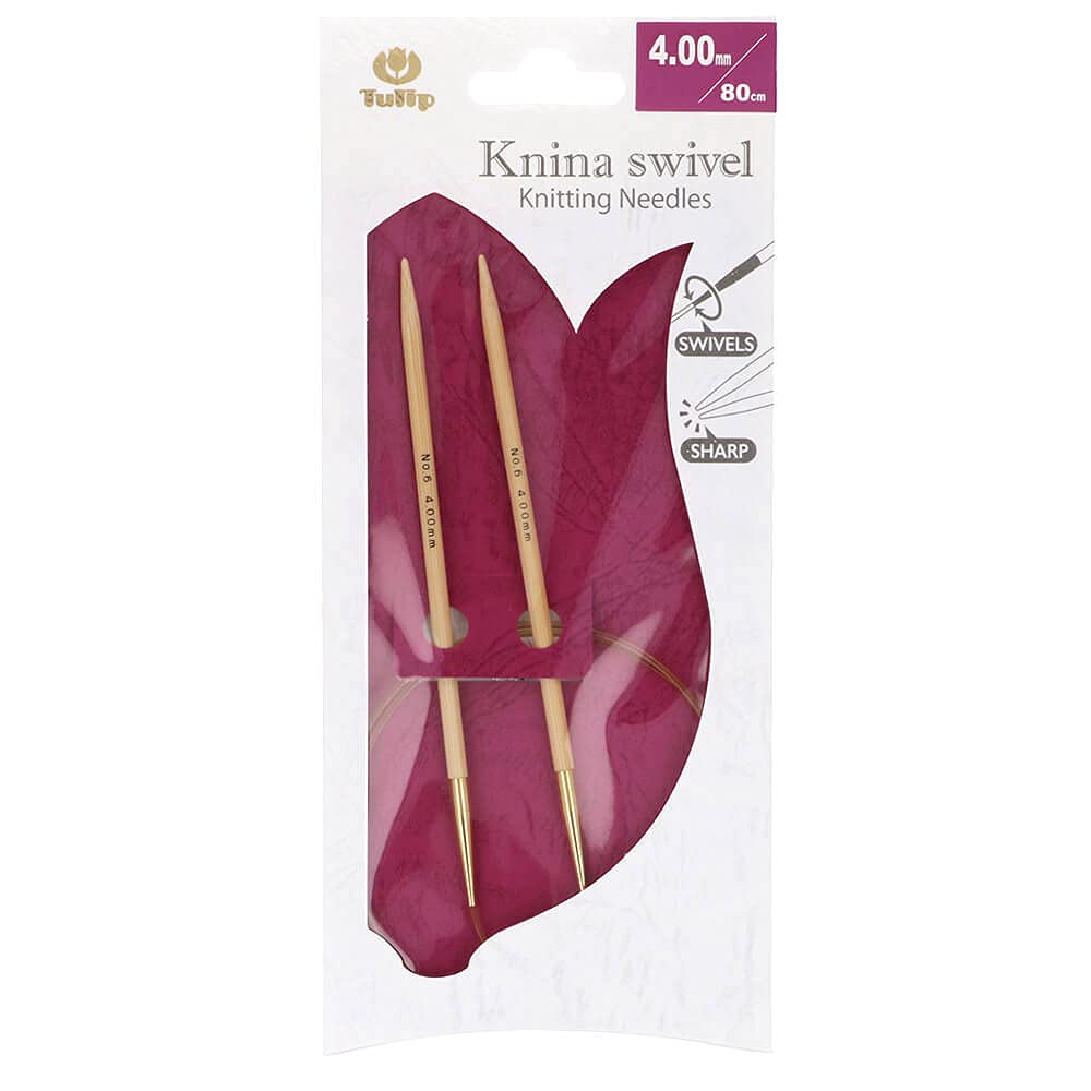 Tulip Knina Swivel Circular Needle 80 cm 4.00 mm - 1 piece