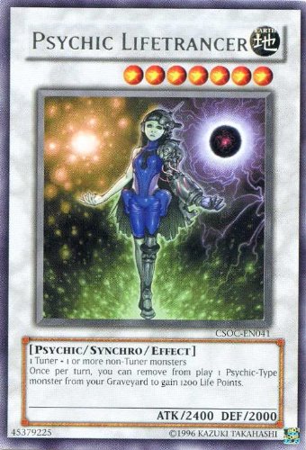 Yu-Gi-Oh! - Psychic Lifetrancer (CSOC-EN041) - Crossroads of Chaos - Unlimited Edition - Rare