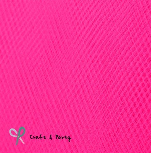 Ever Shine Tulle Bolt, 54" x 40 yd, Fuchsia