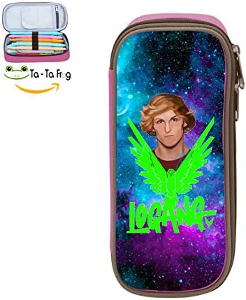 XingKongstore Logan Paul Maverick - Logan Green Hoodie Pen Case Pencil Bag Makeup Pouch Cosmetic Bag Durable Students Stationery