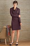 Fair Indigo Fair Trade Organic Cowl Neck Dress