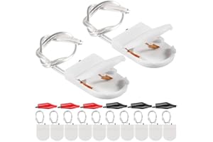 MKBKLLJY 12Pcs CR2032 1 X 3V Battery Holder Battery Storage Boxes Cover,White Button Battery Holder Coin Cell Battery Holder 