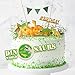 Coogam 18PCS Realistic Mini Dinosaur Figures Toy Play Set Assorted Plastic Small Dino Cake Toppers Birthday Decoration Figurines Party Favors Gift for Kids