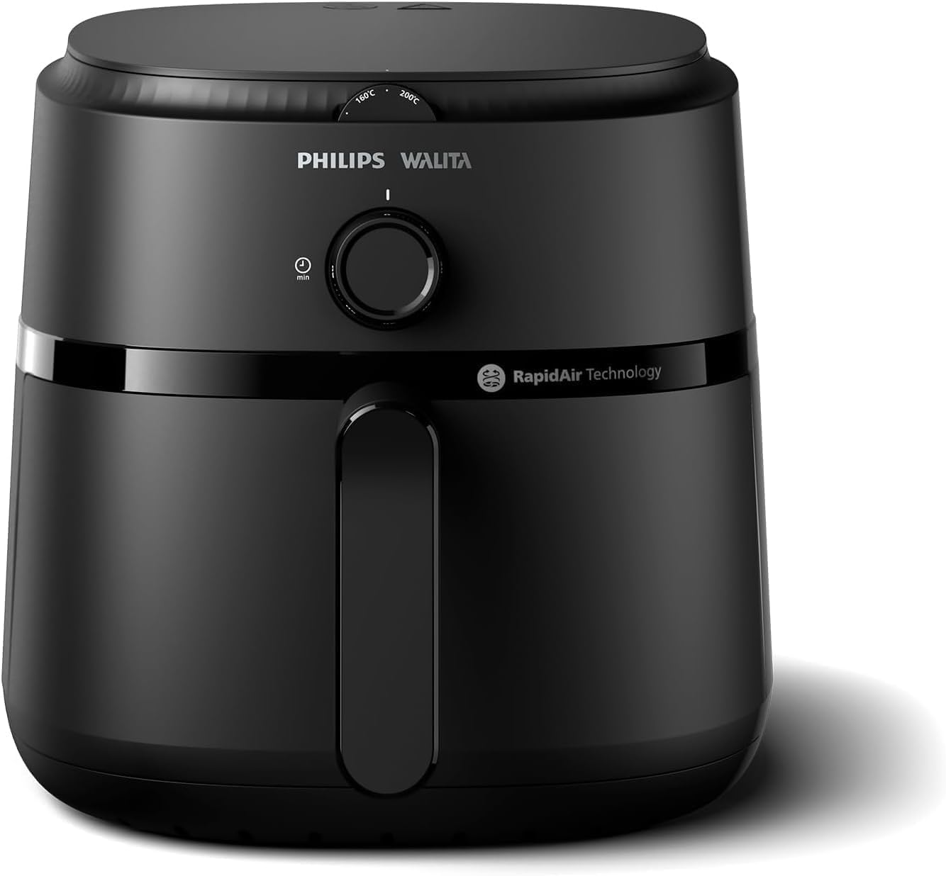 Philips Walita Fritadeira Airfryer Série 1000 XL 6,2L, Preta, 110V | Até 90% Menos Óleo – tecnologia RapidAir, 12 modos de preparo e controle analógico (NA130/00)