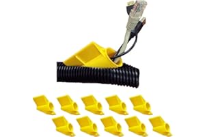 ELECTRIDUCT Yellow Loom Tool - Cable Insertion for Small Bundles from 1/4" to 3/8" (10 Pack)