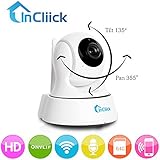 InCliick X3 Pro Wireless Security Camera, 960P IP Camera Home Surveillance Camera Pan Tilt with Two-Way Audio, Night Vision, Motion Detection, Baby Pet Video Monitor Nanny Cam, iOS Android APP