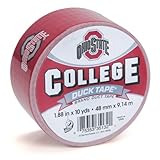 Duck Brand 281604 Ohio State University College Logo Duct Tape, 1.88-Inch by 10 Yards, Single Roll