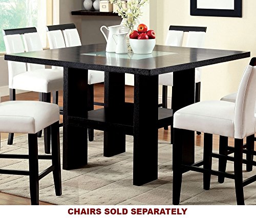 Furniture Of America Cm3559pt Luminar Ii Glass Counter Pedestal