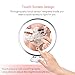 MelodySusie 10x Lighted Magnifying Mirror - Portable Bathroom Vanity Makeup Mirror with Strong Suction Cup, 360 Degree Swivel Rotation, Dimmable Light, Battery and USB Operated