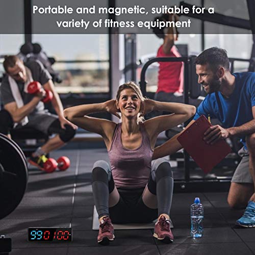 TELAM Mini Fitness Training Timer LED, interval fitness timer met APP Bluetooth Controle voor HIIT Crossfit, Tabata… - Image 4