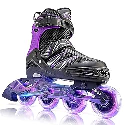 2PM SPORTS Girls Adjustable Inline Skates, Fun