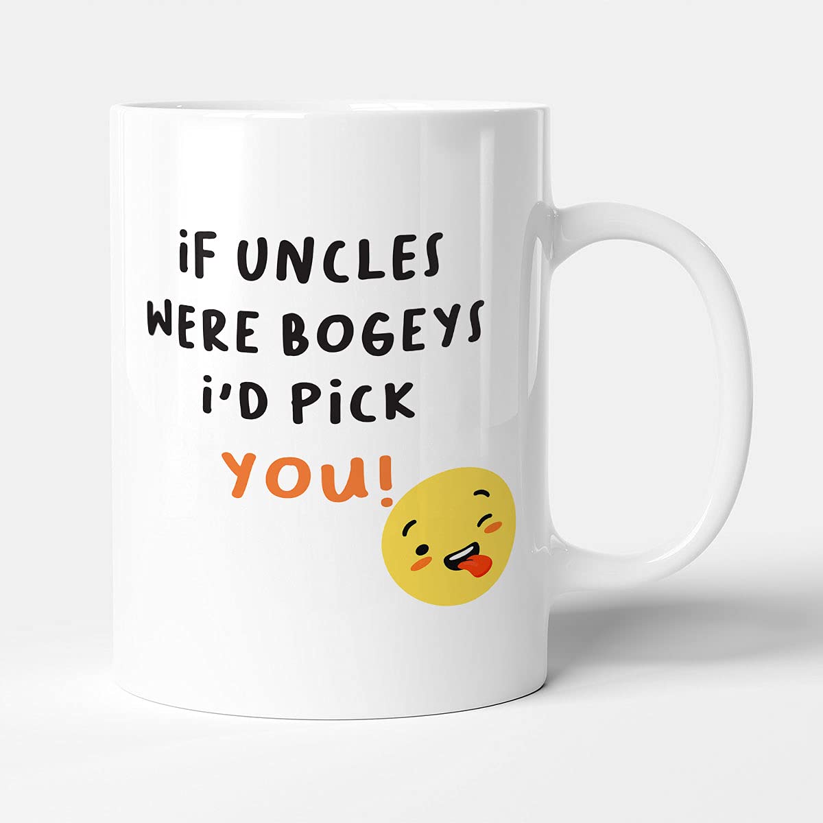 Victorian Printing Co - If Uncles were Bogeys, I'd Pick You - Birthday Gift Mug, Ceramic, 11fl.oz.