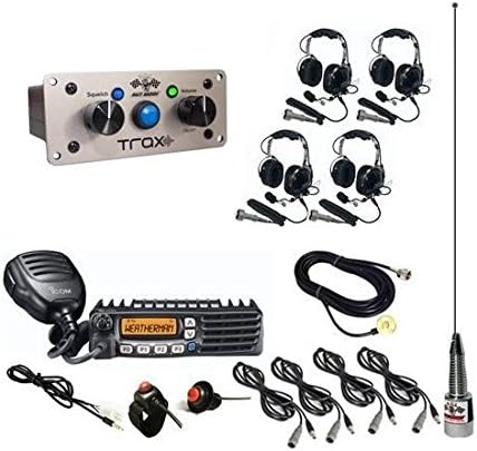 PCI 2578 TRAX Intercom System, TRAX Ultimate Package (4 Seat with Bluetooth)