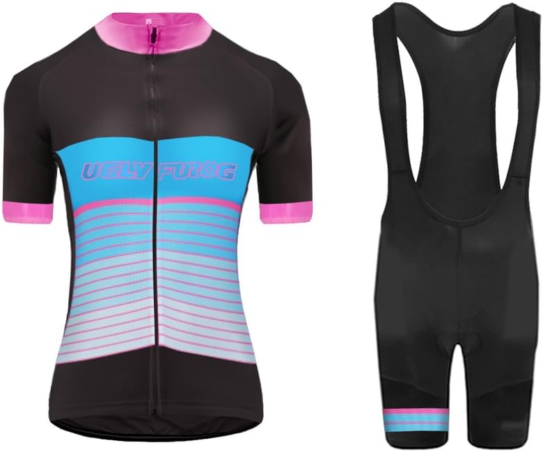 Uglyfrog Cycling Jersey Short Sleeve Women MTB Bike Clothing Road Bicycle Shirts Shorts Padded Pants