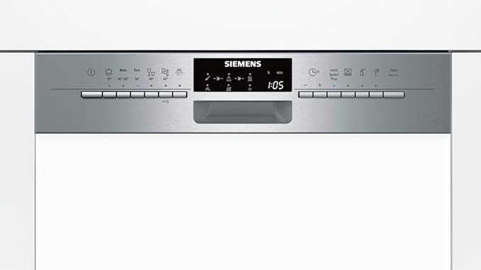 Siemens SN56P592EU lavavajilla - Lavavajillas (Semi-incorporado ...