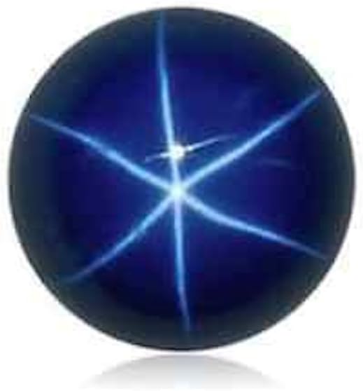 Jaz77 - Lab Created Synthetic Blue Star Sapphire 9 mm Round Cabochon AAA Top Quality