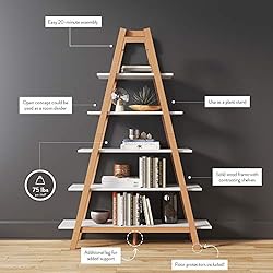 Nathan James 62201 Carlie 5-Shelf Ladder