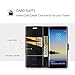 ProCase Galaxy Note 8 Case, Folio Folding Wallet Case with Flip Cover and Stand, Credit Card Slots and Kickstand Protective Case for Galaxy Note 8 2017 -Black