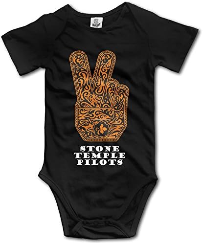 Toddler Stone Temple Core Pilot Short-Sleeve Romper Jumpsuit Black 18 Months