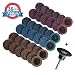 36Pcs Sanding Discs Set, 2-Inch Roloc Quick Change Discs with 1/4 inch Holder, Surface Conditioning Discs for Die Grinder Surface Prep Strip Grind Polish Burr Finish Rust Paint Removal primary