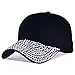 Deer Mum Lady Studded Rhinestone Crystals Adjustable Baseball Cap A-Black