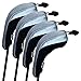 Andux Golf Hybrid Club Head Covers Set Of 4 Interchangeable No. Tag MT/HY03 (Grey)