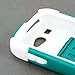 Kyocera Hydro Case (C5170), MPERO IMPACT X Series Dual Layered Tough Durable Shock Absorbing Silicone Polycarbonate Hybrid Kickstand Case for Hydro [Perfect Fit & Precise Port Cut Outs] - Teal / White