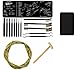 Otis Ripcord for .22Cal .22 Cal Bore Cleaner + Ultimate Arms Gear Gunsmith Cleaning Gun Mat Ruger 10/22 10-22 10 22 Rifle + Punch Tool Set Kit + Hammer + Brushes & Picks Tools + Magnetic Parts Tray