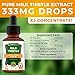 Dog Supplement and Cat Supplement - Milk Thistle by SafeBay - 450  Drops 2 Oz - 333mg Milk Thistle Extract - Made in USA - Best Animal Supplements for Pet Detox - Cruelty Free 
