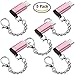 5 Pack USB Type C Adapter, AFUNTA USB C to Micro USB Convert Connector Fast Charger with Keychain for Samsung Galaxy S8 New Macbook Pixel XL Nexus 5X 6P-Pink