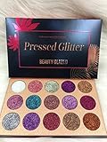 Beauty Glzaed Glitter Make-up Powder Metallic Shimmer Eye Shadow Palette Highly Pigmented Mineral Cosmetic Makeup Eyeshadow