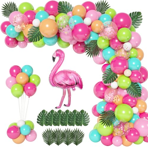Ouddy Life Flamingo Balloon Arch Garland Kit