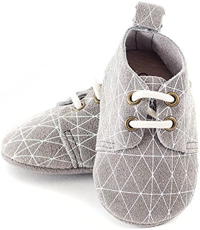 Piper Finn GEO Genuine Leather Oxford Shoes - Size 7 Up to 6” Hard Sole