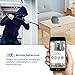 Mini Camera Clock-ENKLOV HD 1080P WiFi Smart Mirror Clock with Night Vision Two-Way Audio Motion Detection Colorful LED light,for Wall and Desk,Perfect Gift …