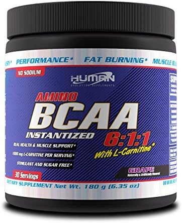 Human Evolution Supplements Amino BCAA 6:1:1 Grape 30 servings by Human Evolution Supplments