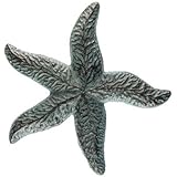 Coconut Grove Galleria Sea Green Starfish Bronze Patina Cast Iron Metal Table Top Piece Paperweight Wall Decor