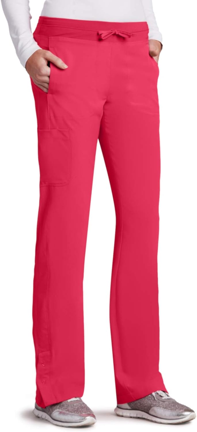 BARCO ONE Women’s Spirit Pant Cargo Track Medical Scrub Pants w/ 4