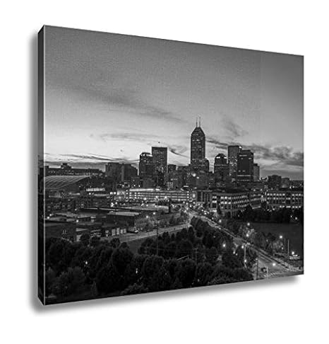 Amazon Com Ashley Canvas Indianapolis Indiana At Dusk Wall Art