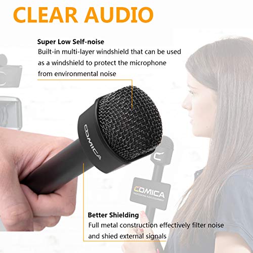 COMICA HRMC Interview Microphone Dynamic Omnidirectional Microphone