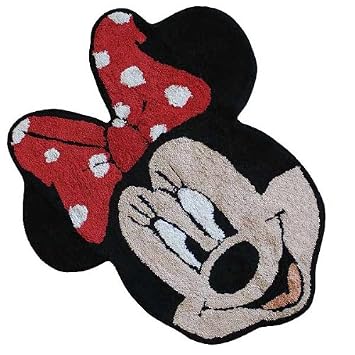 Amazon De Disney Minni Maus Teppich Minnie Mouse Form Bunt