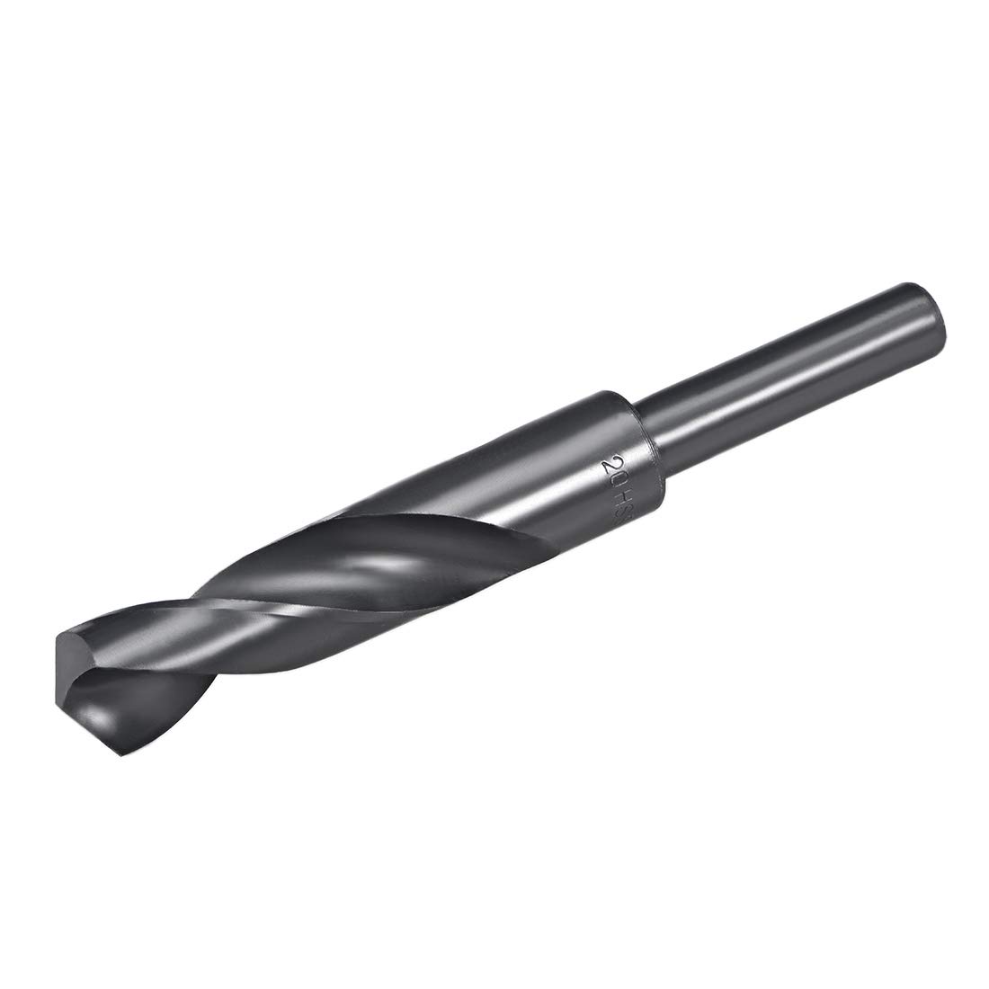 sourcing map 1/2" Reduced Shank Drill Bits 20mm Black Nitride Coated High Speed Steel HSS 6542, Twist Drill Bit for Stainless Steel Alloy Metal Plastic