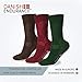 DANISH ENDURANCE Merino Wool Hiking Socks for Men & Women - Moisture Wicking Hiking Socks Cushioned to Prevent Blisters and Sore Feet - Small, Medium, Large sizes - 3 Pair Pack for Men and Women