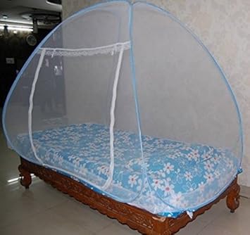 Royal Foldable Single Bed Mosquito Net (Blue)