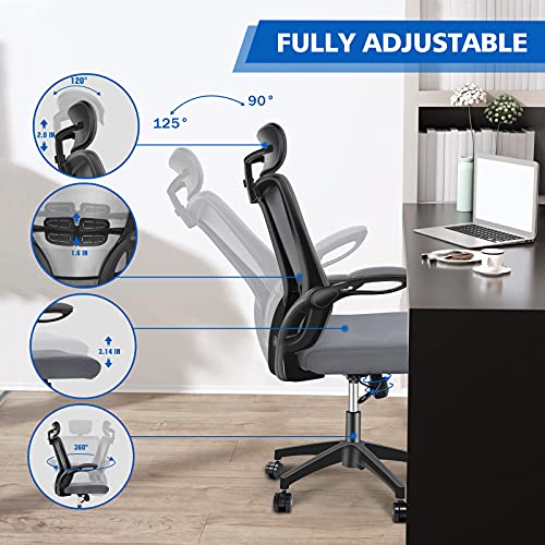 ENGBER Ergonomic Office Chair Home Computer Desk Chairs Lumbar