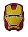 Superhero Iron On Patch Embroidered Applique Motif Fabric Comics Movie Decal 3.2 x 2.3 inches (8 x 5.8 cm)