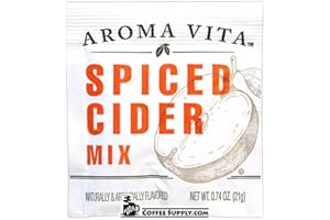 DISCOUNTCOFFEE.COM Aroma Vita Spiced Apple Cider Drink Mix, 40 Single Serve Packets (6 - 40 Ct Boxes)