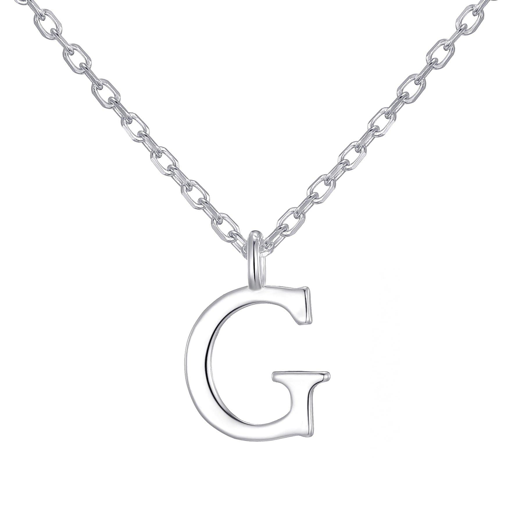 Philip Jones Sterling Silver Initial G Necklace — image 1