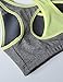 SYROKAN Women's Workout Sports Bra High Impact Support Wireless Mesh Racerback Top Multicoloured #4 XL Fit 38C 38D 40B