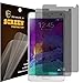 Mr Shield For Samsung Galaxy Note 4 Privacy [Anti Spy] Screen Protector [2-PACK] with Lifetime Replacement Warranty